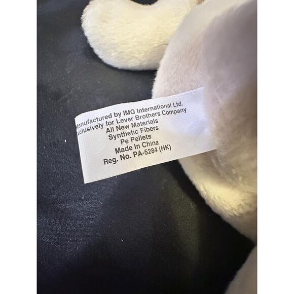 SNUGGLE Fabric Softener Bean Bear "Born October 12, 1982" per attached tag - Picture 5 of 10